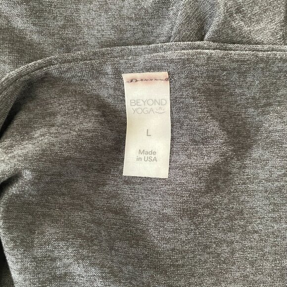 Beyond Yoga Women's Dress Large Charcoal Gray Featherweight At The Ready Square - Picture 5 of 8